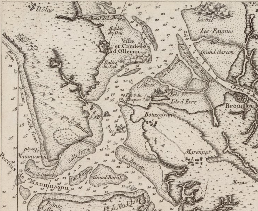 Pertuis de Maumusson, Nicolas Bellin,1757