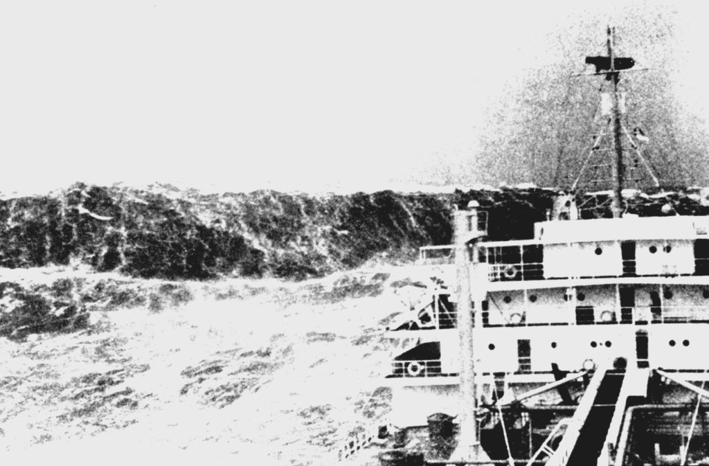 Vague scélérate, Golfe de Gascogne, 1940
