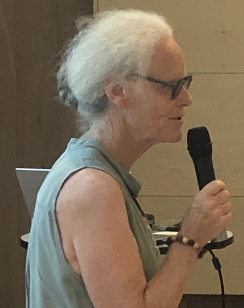 Véronique Lerebourg, lors de la soirée Moitessier, 2025, au Musée maritime de LR