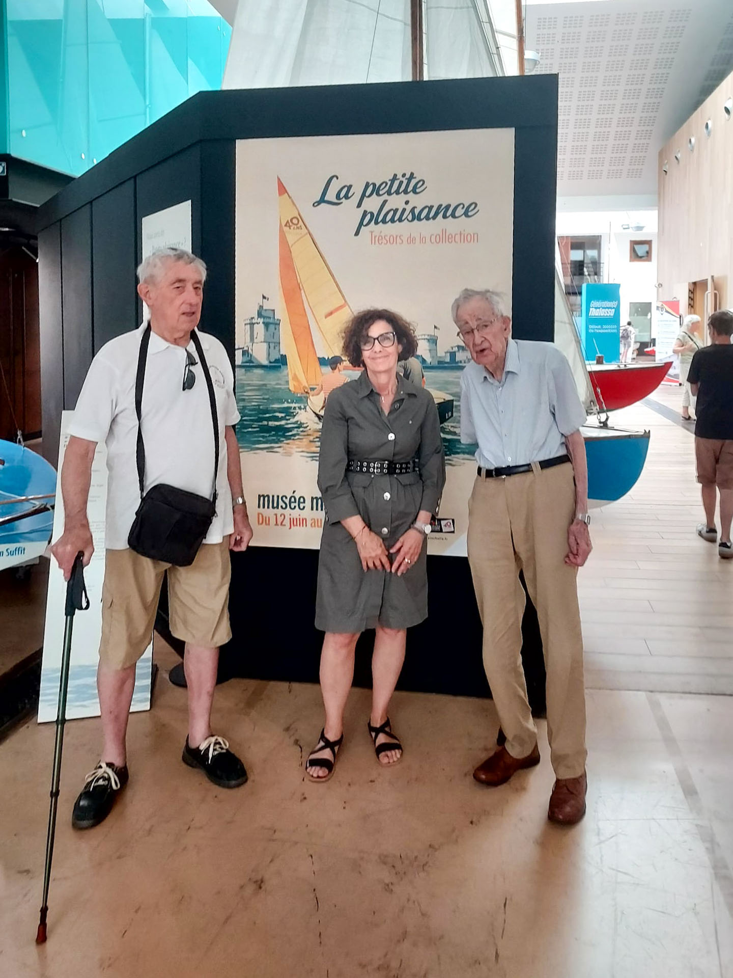 Alain Barres et Jean Girouy avec Cristina Baron